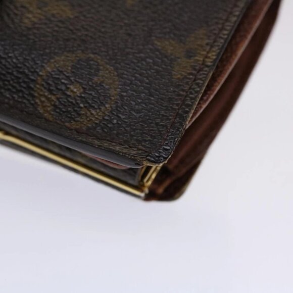 LOUIS VUITTON Monogram Porte Monnaie Billets Viennois Wallet M61663 Auth 46801 - Picture 2 of 16